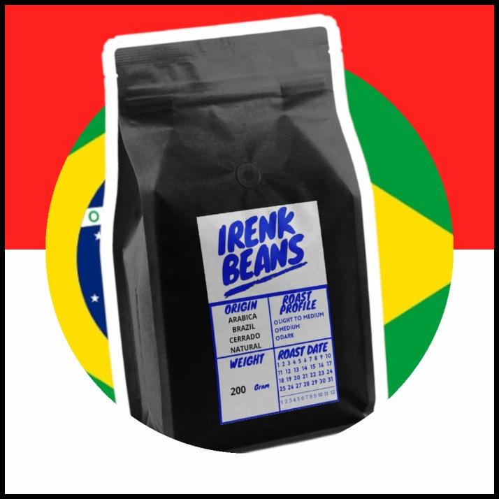 

Kopi Arabica Brazil Cerrado Natural 200G Biji Bubuk
