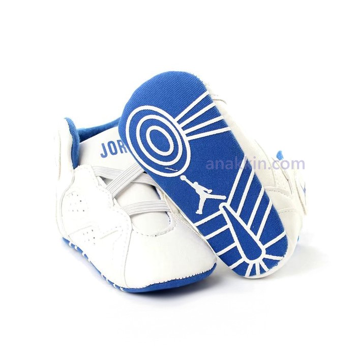 Sepatu Lucu Jordan Blue High Prewalker Shoes  sepatu bayi   sepatu anak sport Diskon