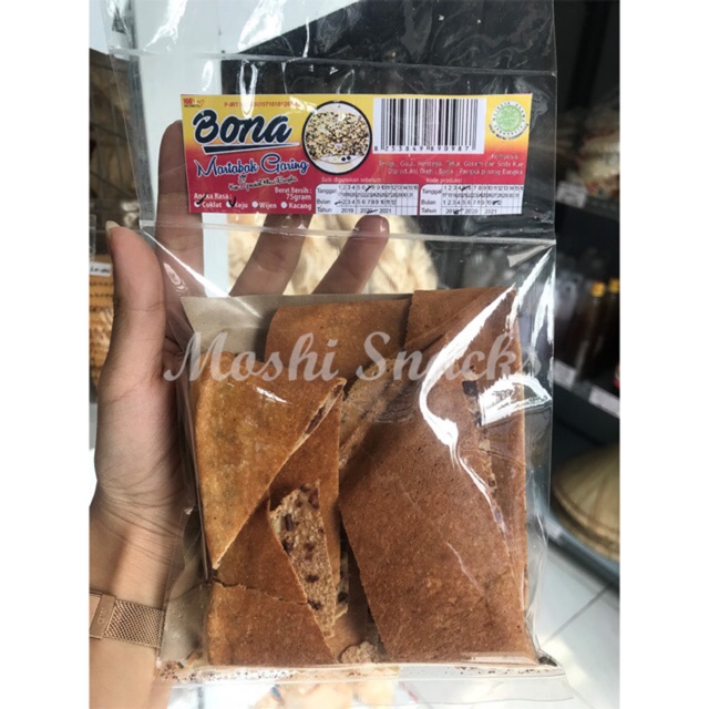 

Martabak Tipis Kering Garing Bona Asli Bangka / Martabak Bangka Tipker / Martabak Garing