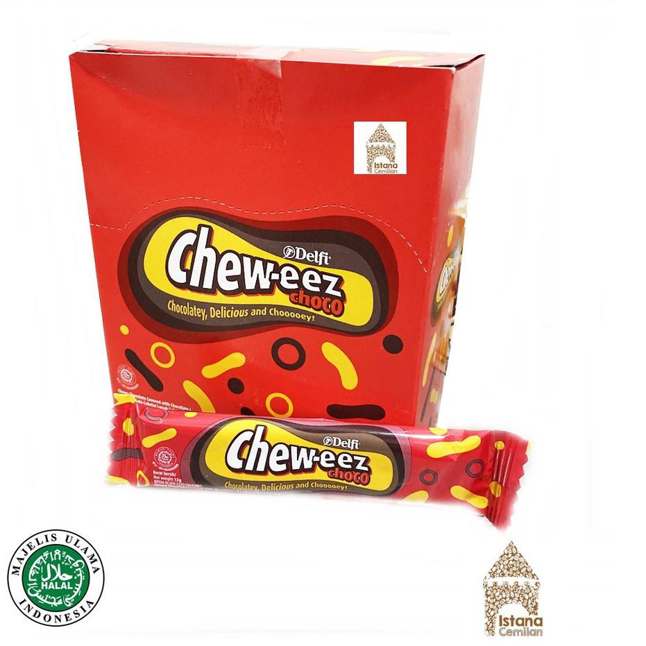 

Flashϟsale Delfi Chew-eez / Cheweez Cokelat Permen Choco (isi 20 pcs)