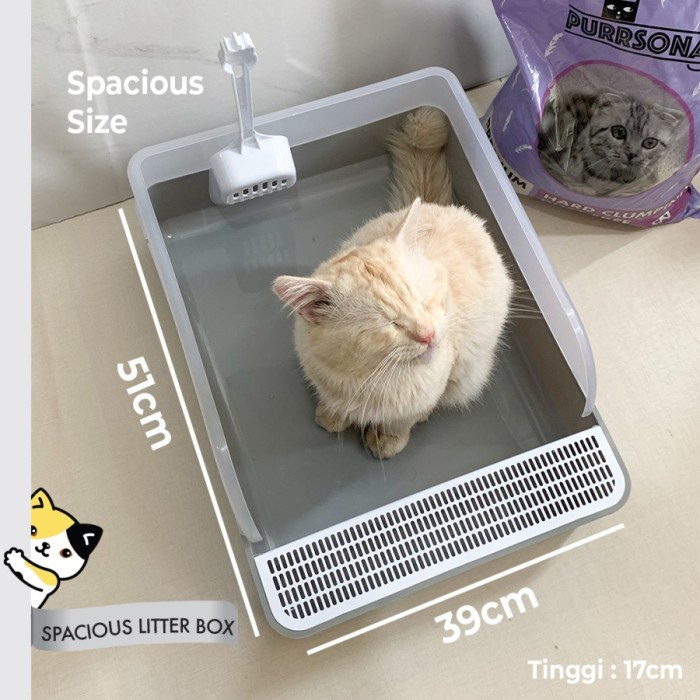 LITTER BOX Arthacat Spacious Bak Pasir Kucing Ukuran Jumbo