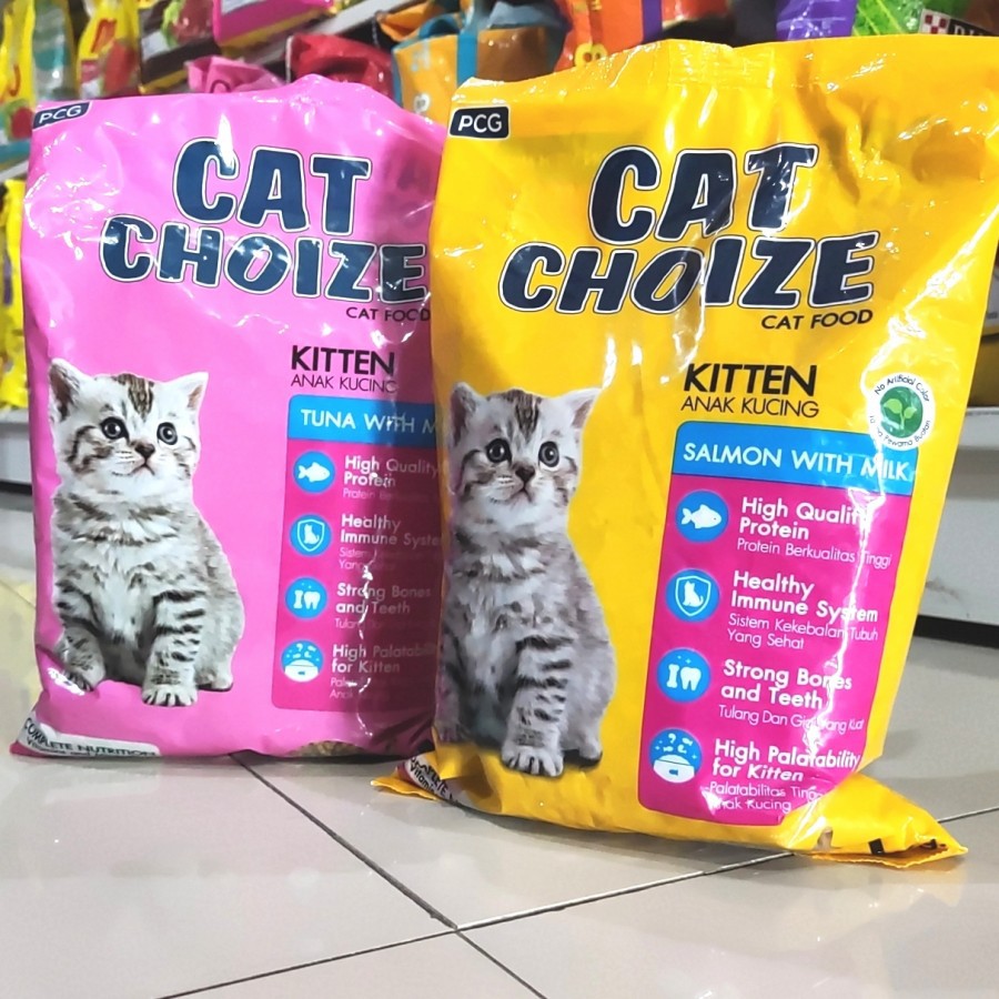 GRAB -  (5 PCS ) MAKANAN ANAK KUCING CAT CHOIZE KITTEN [  5 kg ]