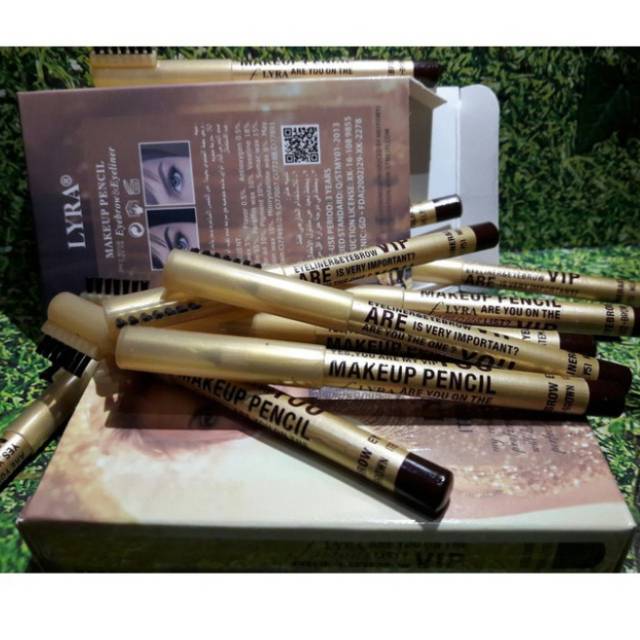 

OBRAL MURAH (12PC) Eyliner & Eyebrow Lyra Pencil.