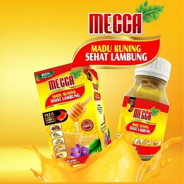 

Madu Kuning Sehat Lambung MECCA isi 350gr