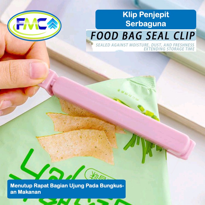 Penjepit Makanan Klip Plastik Bungkus Cemilan Clip Sealing Snack Sealer Segel Jepit Ringan Rapat Anti Angin