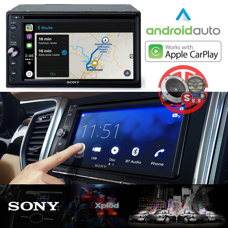 Sony XAV-AX200 Double Din DVD