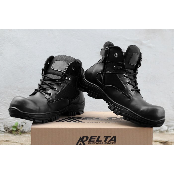 COD !! Sepatu Boots Safety CHEAP PENDEK 6inci Sepatu pria Ujung besi Outdoor