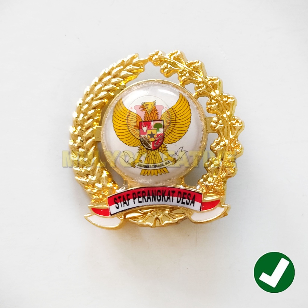 Pin Perangkat Desa Garuda Lencana Perangkat Desa Model Magnet