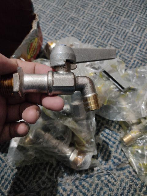 Soligen A08 Kran Kuningan 3/4 Taman, Mesin Cuci, Selang