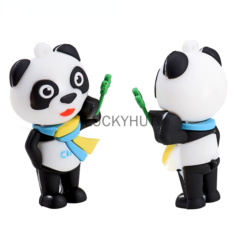 Pendrive 128GB Panda Lucu 1TB 2TB 1GB 8GB 16GB 32GB 64GB Untuk Hadiah