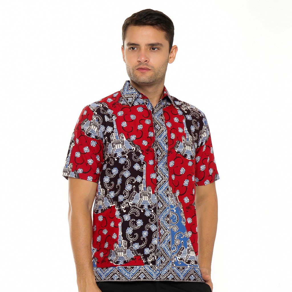 Kemeja Batik Pria Asli Jambi Abstrak Berkualitas - Zallatra LU4
