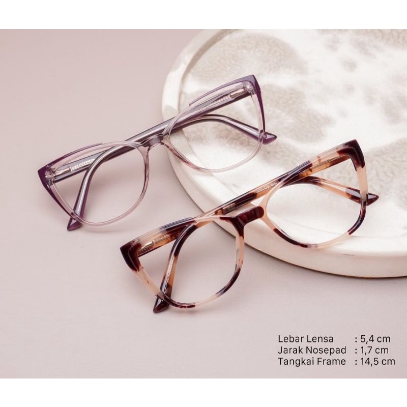 BEST SELLER!! FRAME KACAMATA MINUS FRAME YUUTOO 7006 FREE LENSA ANTI RADIASI | KACAMATA WANITA ANTI UV