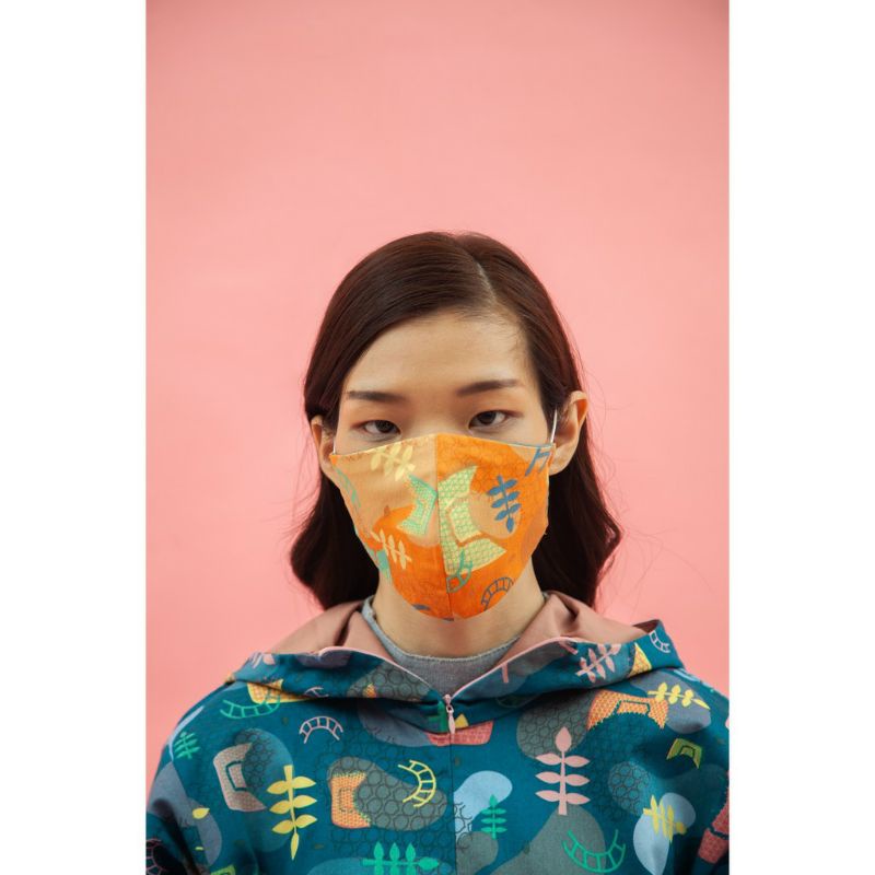 ZM / Zaskia Mecca - Haci Orange Masker Jelita Indonesia Edisi Padang / masker harajuku