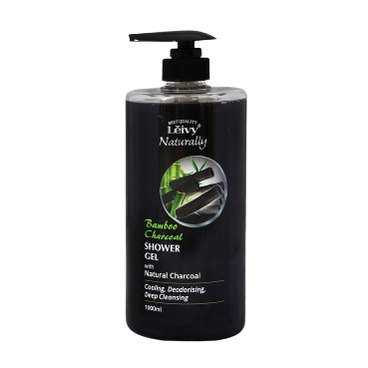 Leivy Naturally Shower Gel Bamboo Charcoral 1000ml