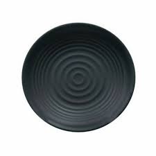 Piring Melamin Hitam 10&quot; 10 inch / Piring Makan tembikar Melamine vanda maspion / piring ayam geprek , cafe , restoran