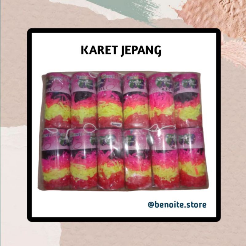 

karet jepang warna warni