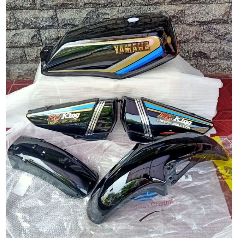 body set baju set bodi rx king 1990 1991 hitam cobra lawas