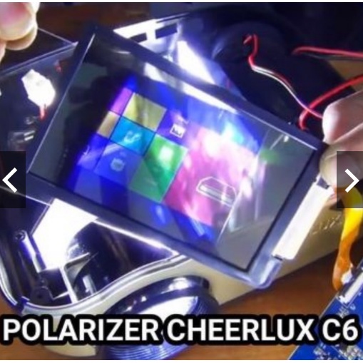 POLARIZER polaris LCD proyektor CHEERLUX C6 C7 BAGIAN DEPAN TER MURAH garansi pasti nyala normal hig