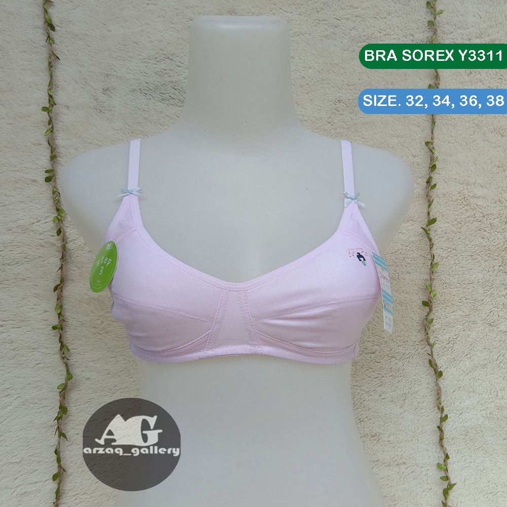 Bra Sorex Young Y3310 / Y3310 /Y2302/  Y2303 / Y3322 | Bh Remaja Perempuan Step 3 Motif | Bra Wanita Remaja | Pakaian Dalam Remaja | Bh