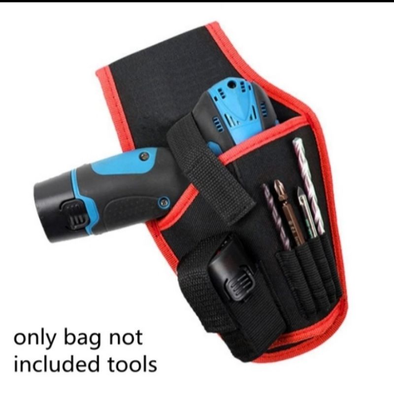 tas mesin bor / tas perkakas / tas bor cas / tas pinggang tukang