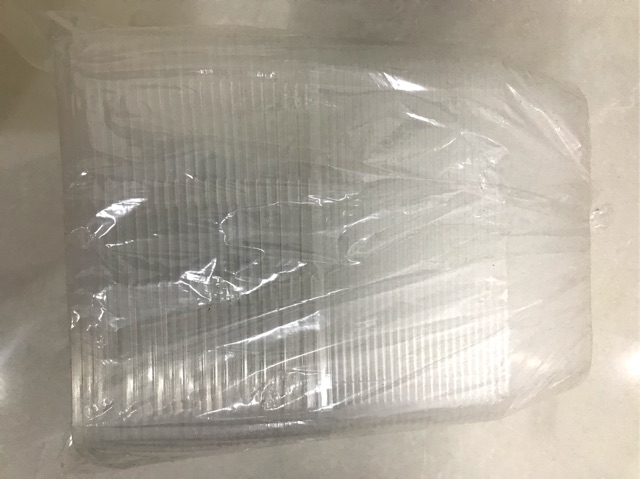 Kotak makan plastik ukuran750ml isi 25set