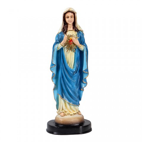 Patung Bunda Maria Hati Kudus Sinar 30cm
