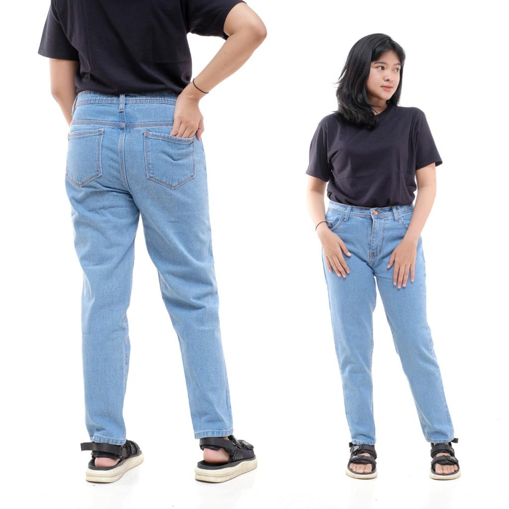 Celana Boyfriend Jeans Wanita - Boyfriend Jeans Highwaist Wanita