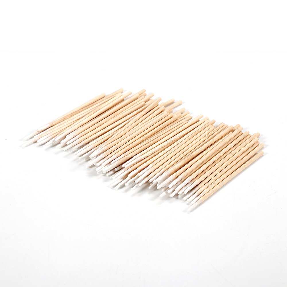 Cotton swab / stik kayu / stick pembersih sulam /stik pembersih sulam alis /tusuk gigi