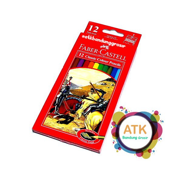 

Pensil Warna Faber Castell Classic Colour Pencils 12 Long Panjang