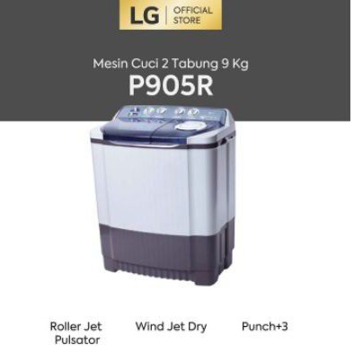 Mesin Cuci LG P-905R 9KG 2 TABUNG DEPOK