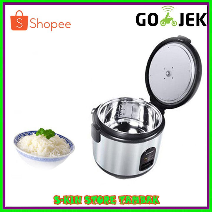 Jual Sanken Magic Com Rice Cooker 1 Liter Stainless SJ 130 H matang
