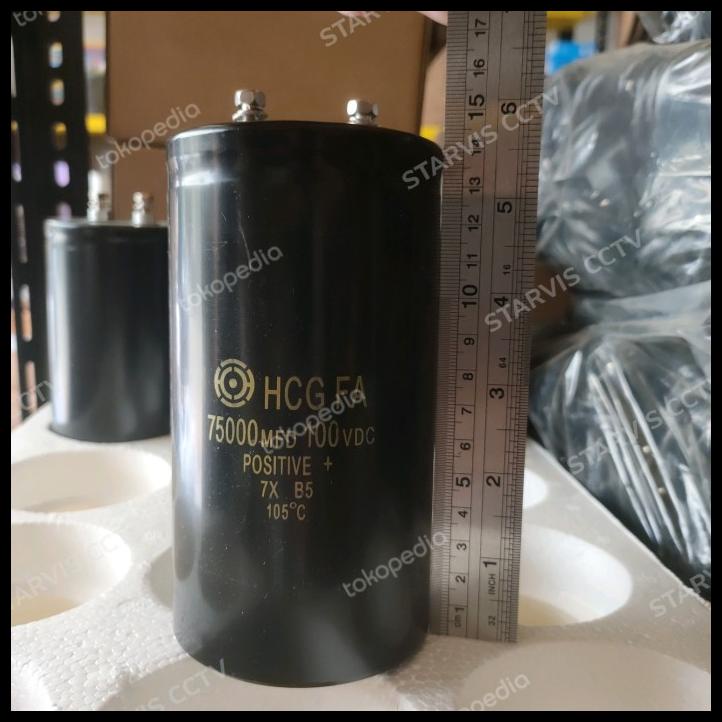 Elco 75000Uf 100V Hcg Original Promo