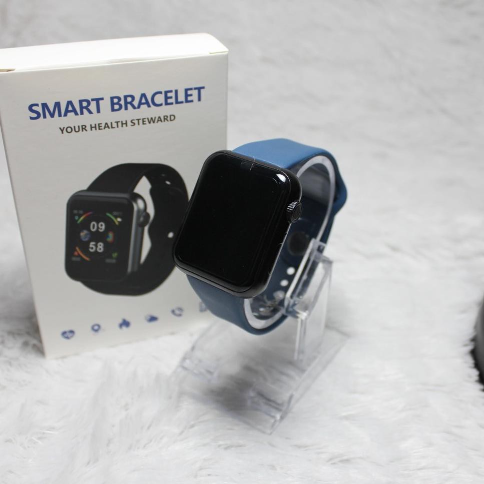 Jam Tangan Pria / Wanita Smartwatch Coco Model Apple Watch Iwo12 F10 Pria / Unisex - Tali Rubber (KO