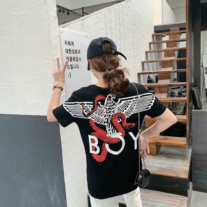 BOY49 KAOS BOY LONDON WINGS PRIA WANITA ASIA EROPA KOREA