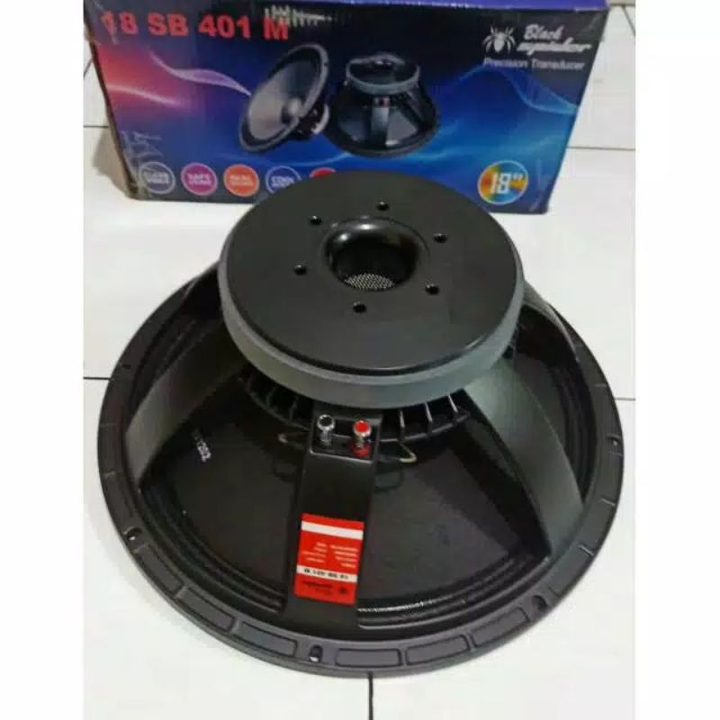 speaker blackspider 18inch 18in 18 SB 401 M original black spider