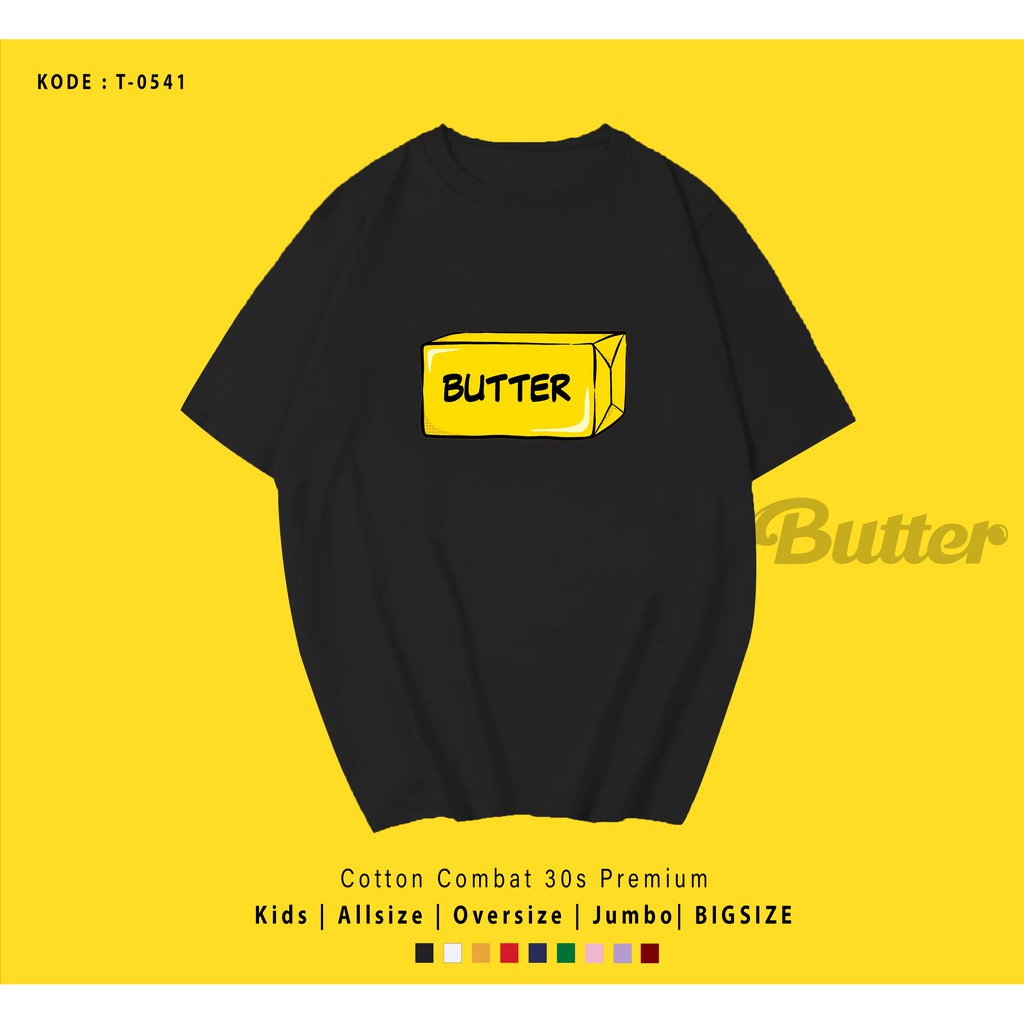 T0541  T-SHIRT / KAOS UNISEX / TUMBLR TEE / REAL PICTURE KPOP BTS BUTTER BOX / IMPORT / ARMY