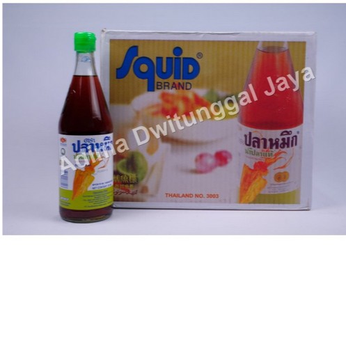 Kecap Ikan Squid Brand/Squid Brand Fish Sauce Thailand 12x725ml Karton