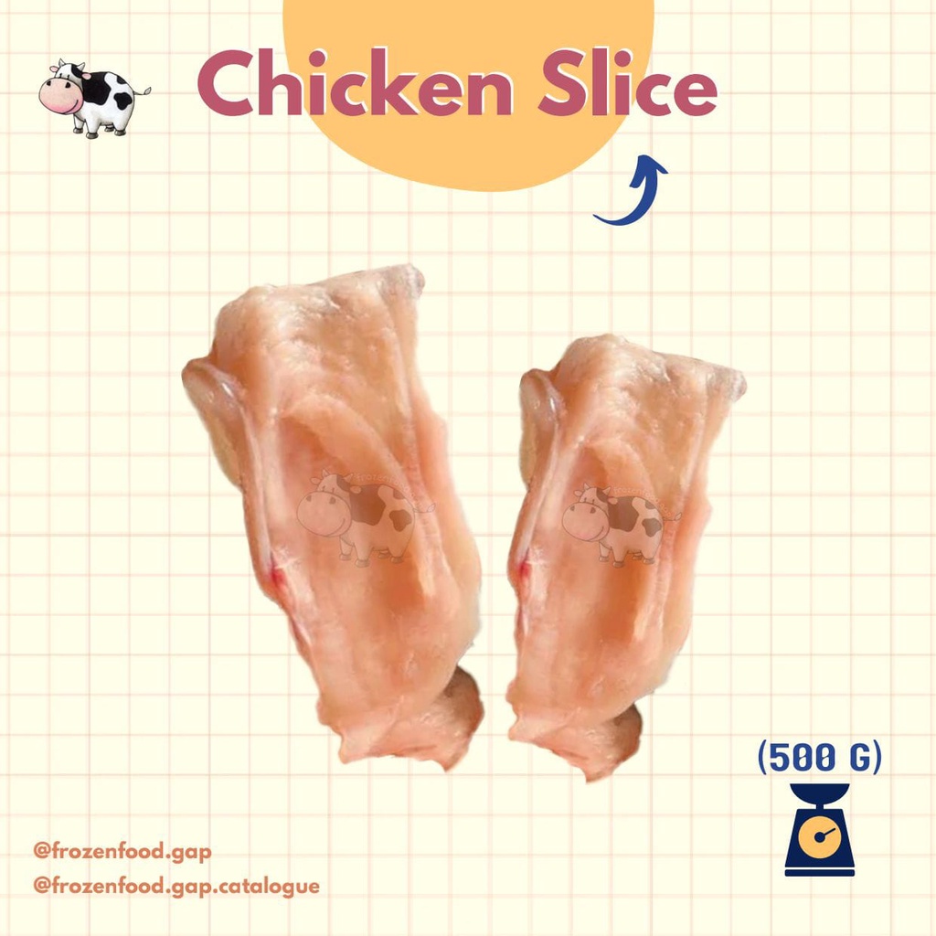

CHICKEN SLICE | AYAM SLICE TIPIS | STEAMBOAT | BBQ | KOREAN GRILL | FROZEN FOOD BATAM