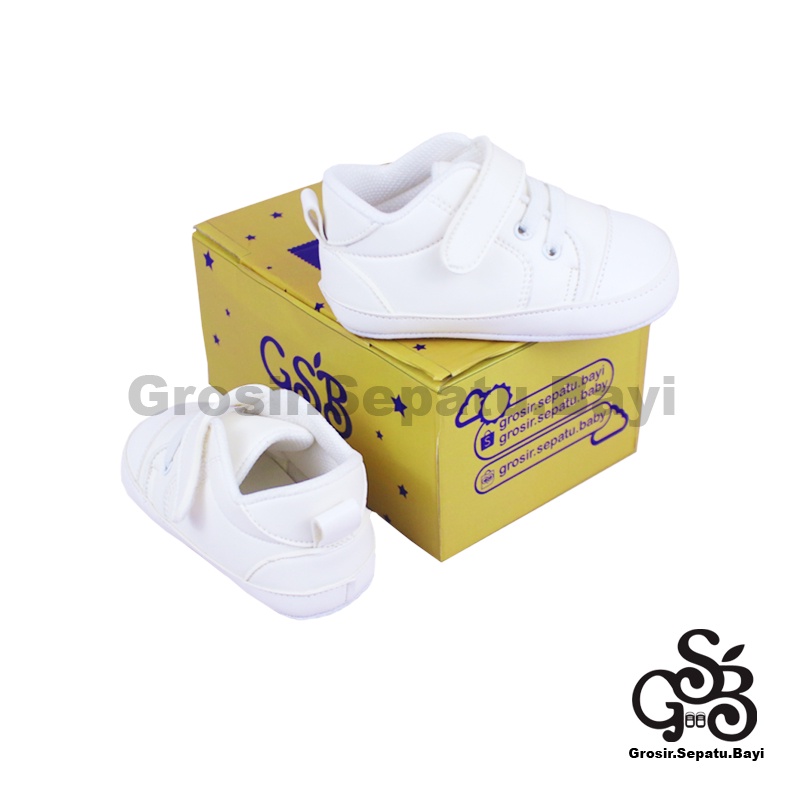 sepatu bayi baby shoes prewalker laki laki perempuan umur 2 - 12 bulan model casual luxury polos ringan &amp; fleksibel