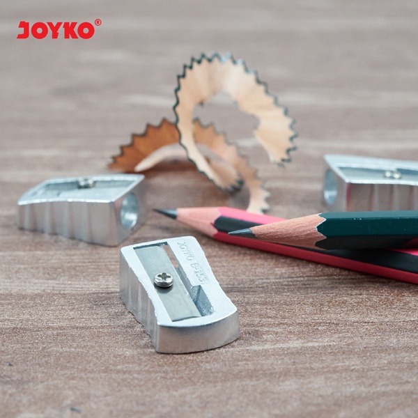 

TULIS-ALAT- ALUMINIUM BODY SHARPENER RAUTAN SERUTAN JOYKO B-153 -ALAT-TULIS.