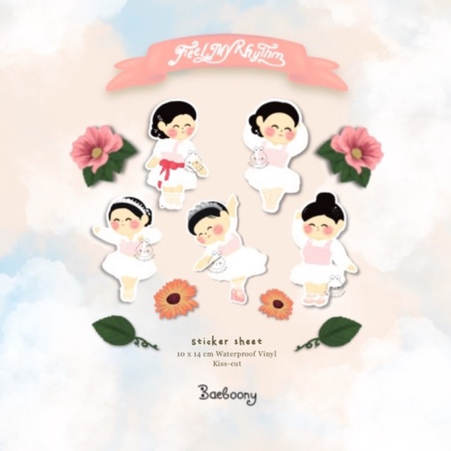 Red Velvet - Feel My Rhythm Sticker Sheet || by Baeboony