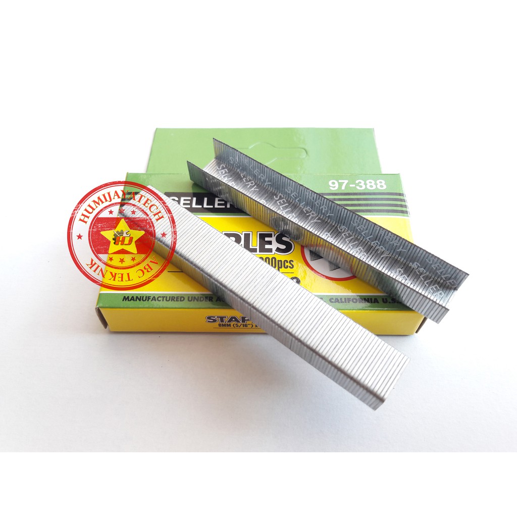 

Isi Guntacker 8mm Sellery / Isi Staples Tembak