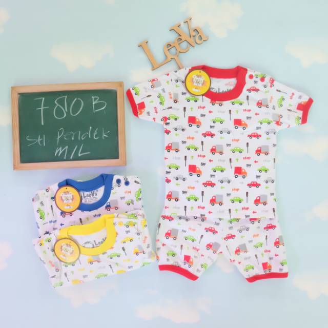 Setelan lengan pendek leeva 780B