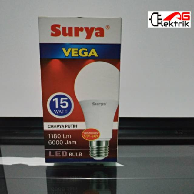 Surya Vega LED Murah Terang 5 7 9 12 15 18 22 Watt All watt Super Murah