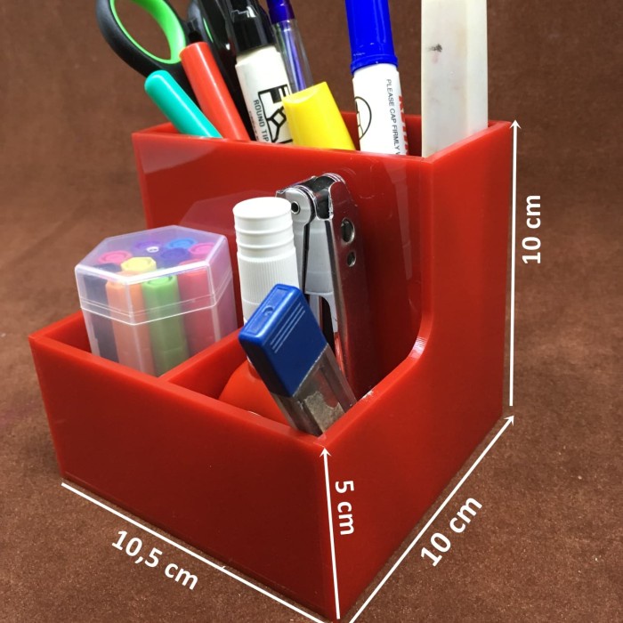 

Menakjubkan Acrylic Box Pensil (Merah) Bergaransi
