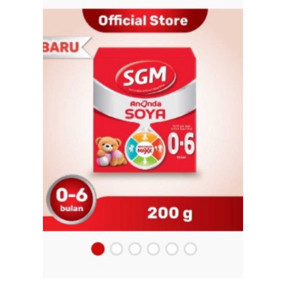 

SGM Soya 0-6 bulan box 200 gram/ BELI 2 GRATIS ONGKIR JABODETABEK