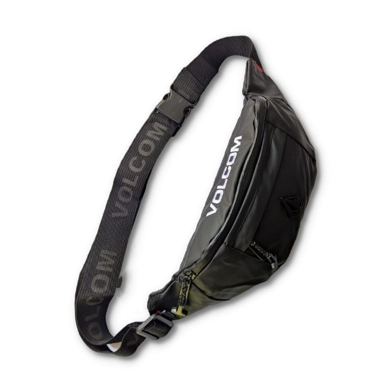 WAISTBAG VOLCOM TAS VOLCOM TAS SELEMPANG VOLCOM WATERPROOF LOGO BESI