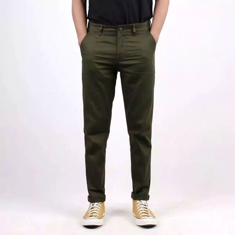 YANG LAGI HITS Celana  Chino  BIG SIZE Slimfit Pria Panjang 
