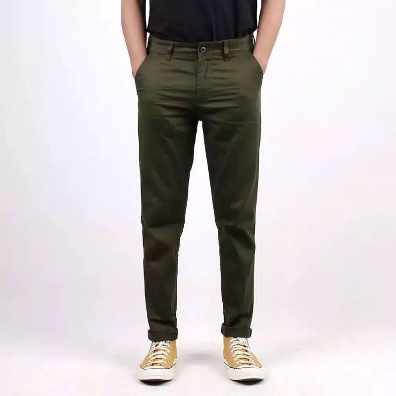 YANG LAGI HITS Celana  Chino  BIG SIZE Slimfit Pria Panjang 