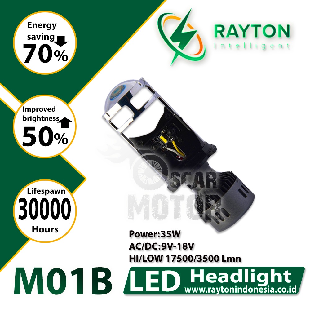 Projie Led UTAMA RAY Mini Projector Led RTD M01B H4 RTD M01B Original motor